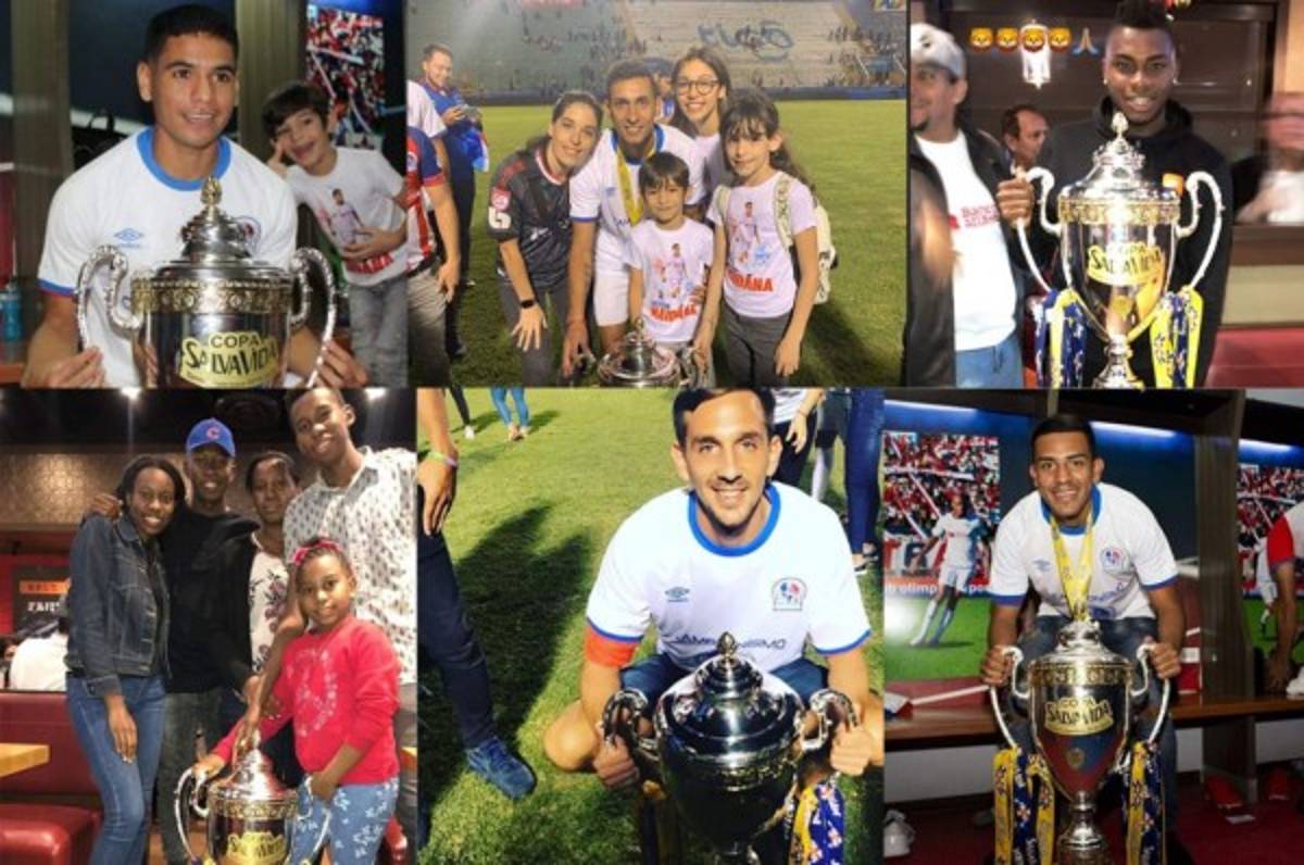 Así fue el festejo de los jugadores del Olimpia tras ganar el título 31
