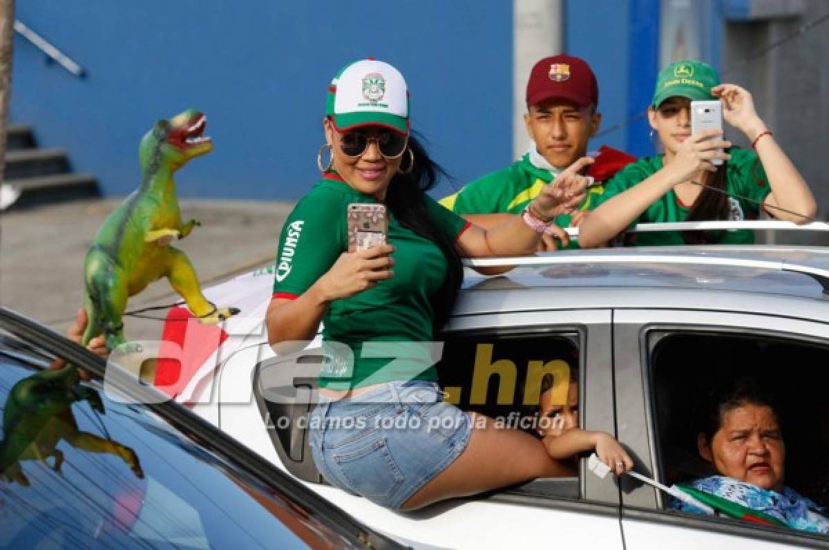 ¡Locura y hermosura! San Pedro Sula sigue celebrando la novena copa del Marathón