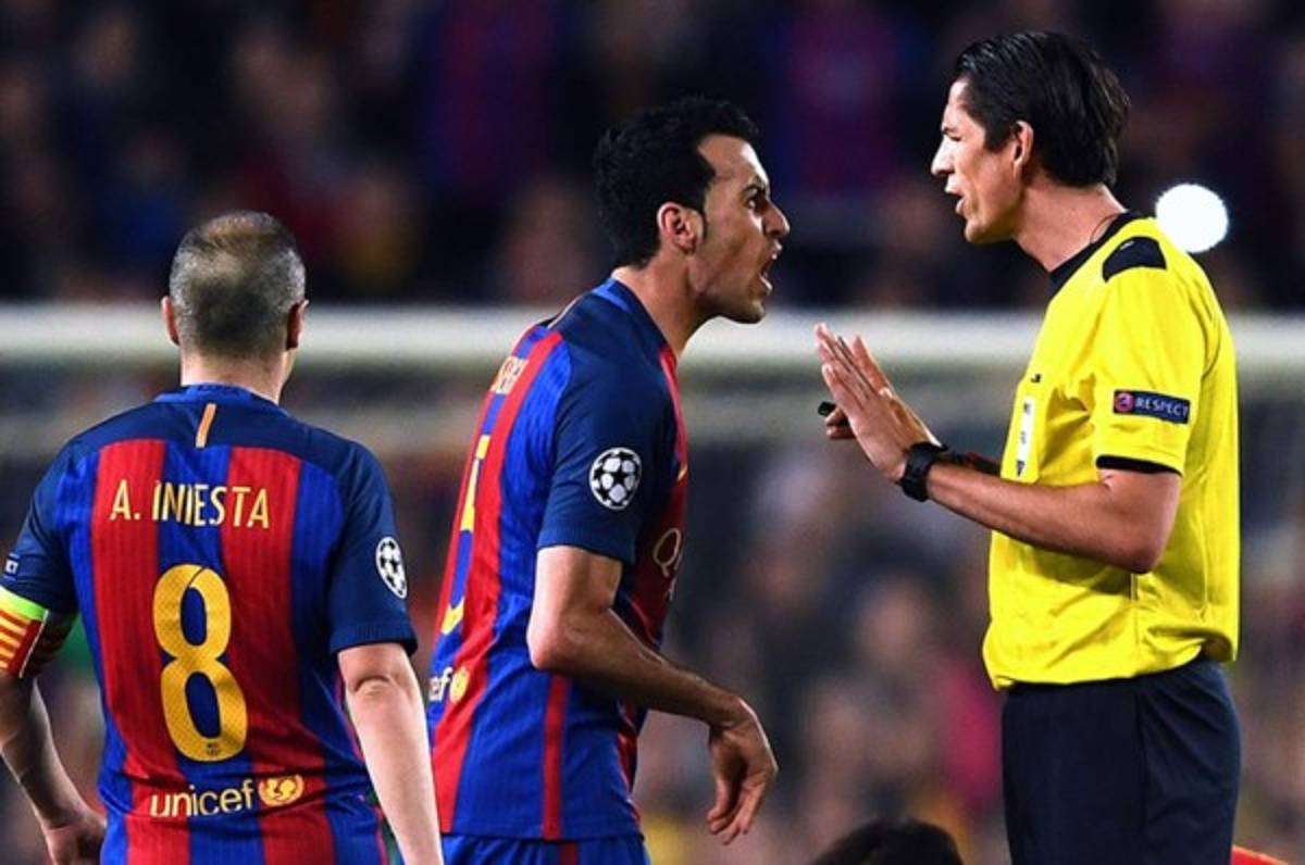 Sergio Busquets se perderá el partido de ida ante Juventus