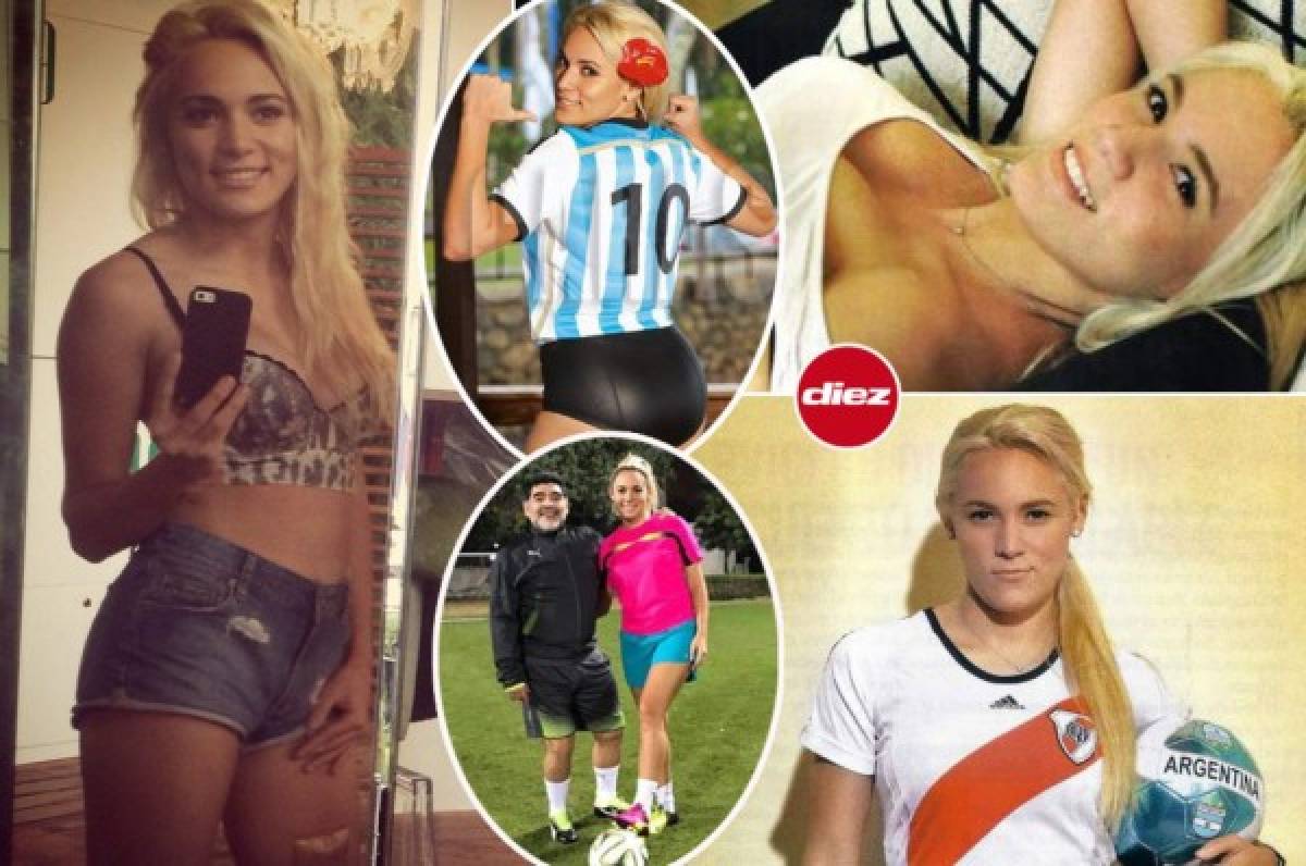 ¡Es su novia! La joven y sexi futbolista que vuelve loco a Diego Maradona