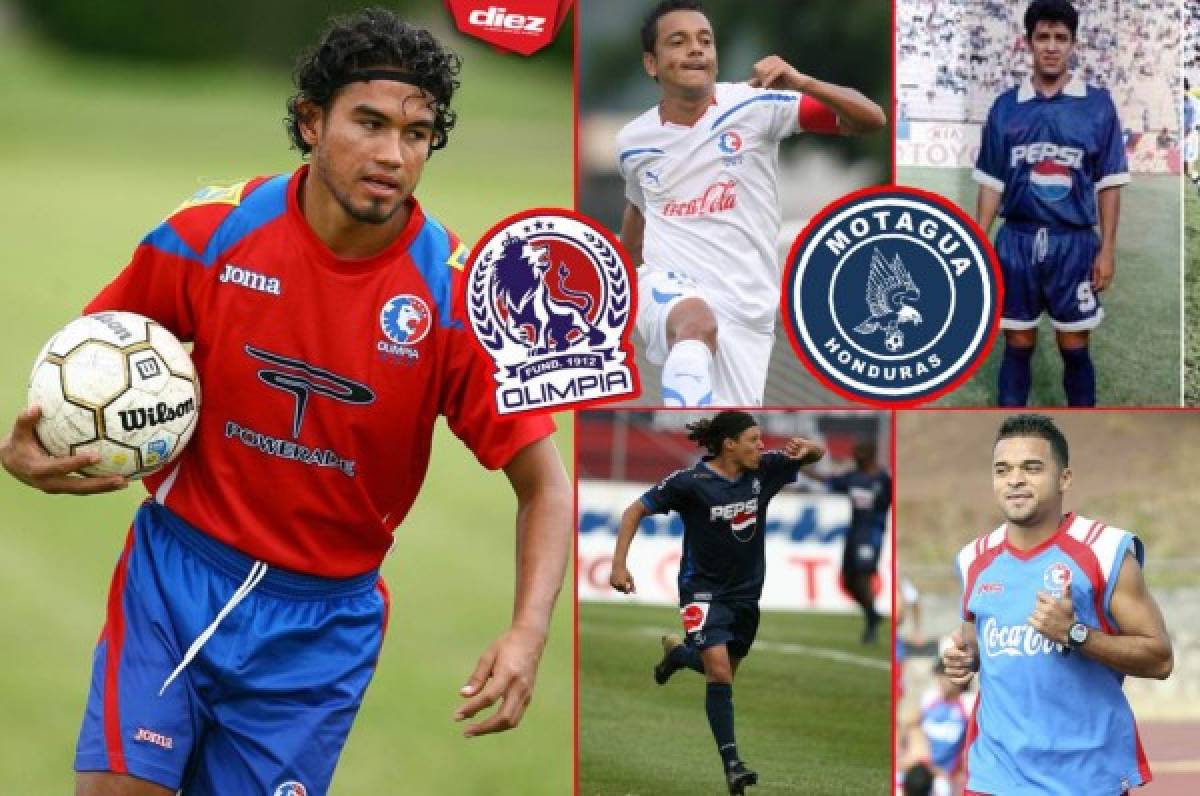 Los futbolistas que fueron campeones con el Olimpia y Motagua