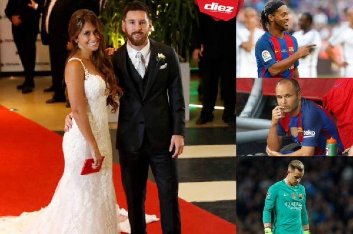 Las grandes ausencias en la boda de Messi y Antonella Roccuzzo
