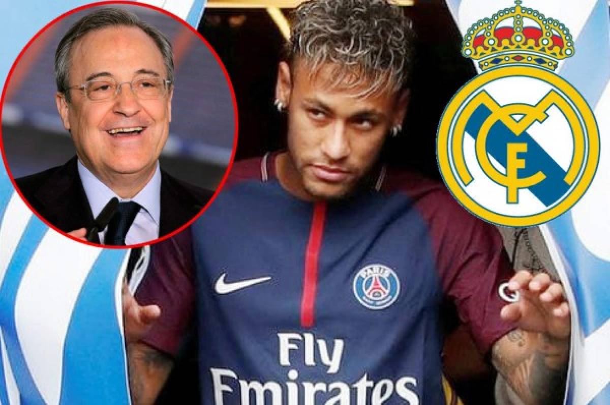 El presidente del Real Madrid se reunió con el papá de Neymar en Brasil