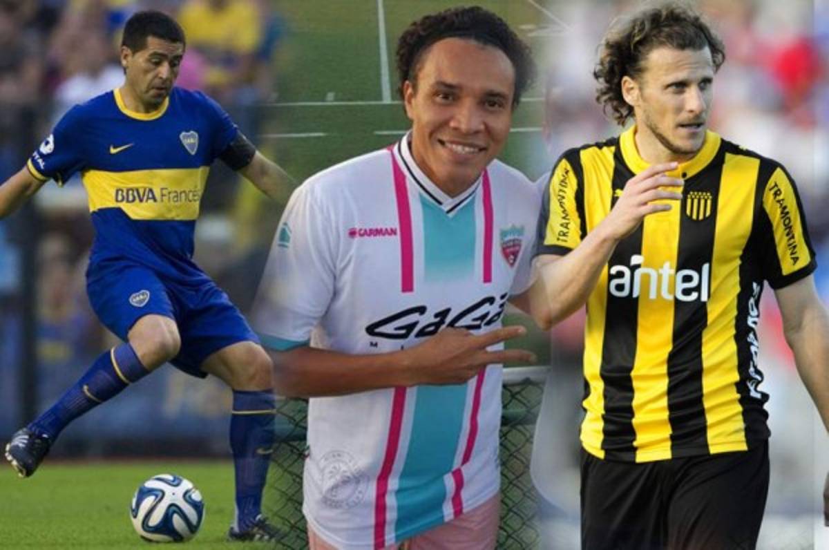 ¡Tres genios en Miami! Rambo, Riquelme y Forlán podrían jugar juntos