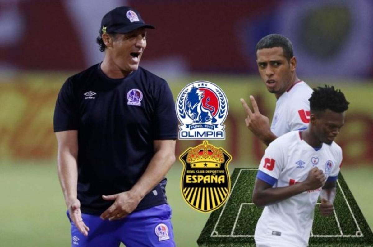 Con cuatro cambios: El 11 del Olimpia para el clásico ante Real España en el estadio Nacional