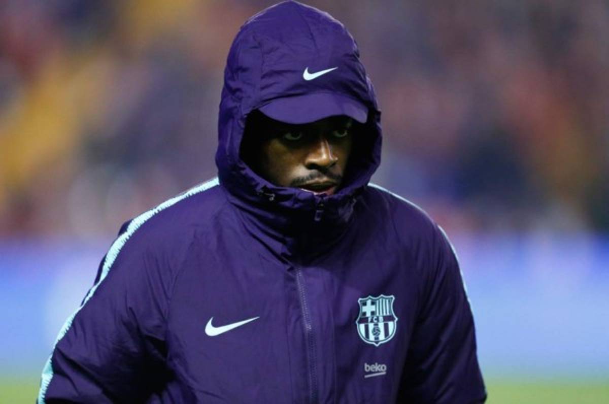 Dembélé ausente en entreno del Barcelona y avisa una hora y media después