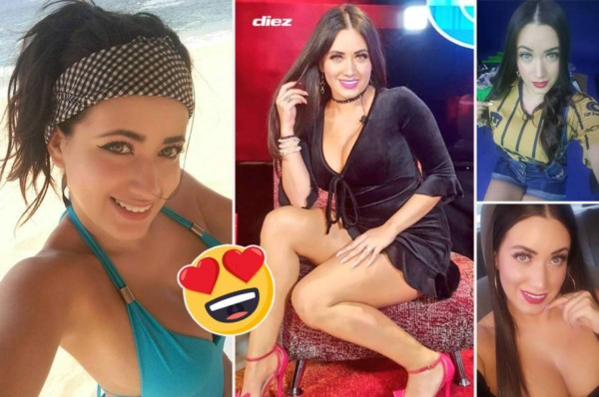 Selene Luna, la infartante conductora y aficionada mexicana que hace arder las redes