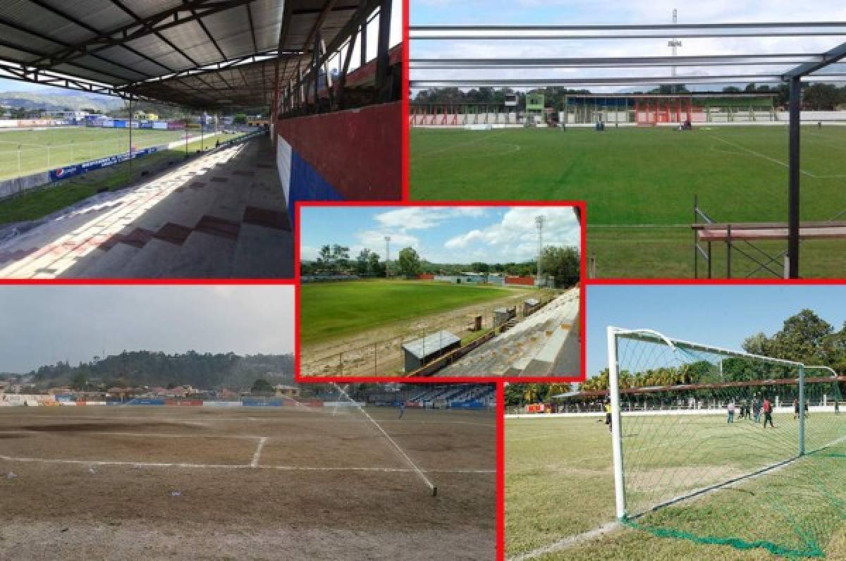 Así lucen ahora los estadios que una vez fueron de primera en Honduras