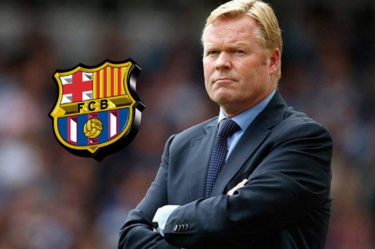 Ronald Koeman admite que podría convertirse en el nuevo técnico del Barcelona