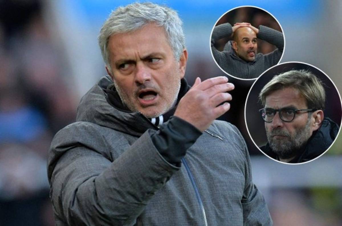 Mourinho no se mide y atiza contra Klopp y Pep Guardiola