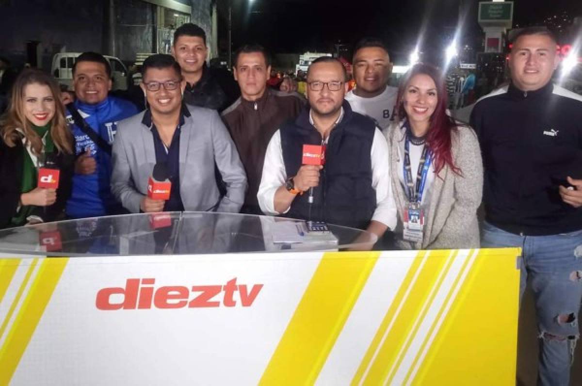 Transmisión especial de Diez TV en la Gran Final entre Motagua y Olimpia