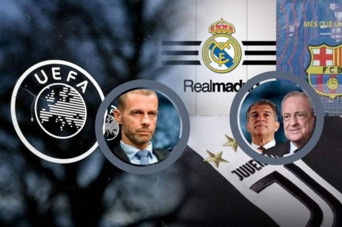 Real Madrid, Barcelona y Juventus le responden a la UEFA tras 'amenazas' de sanciones