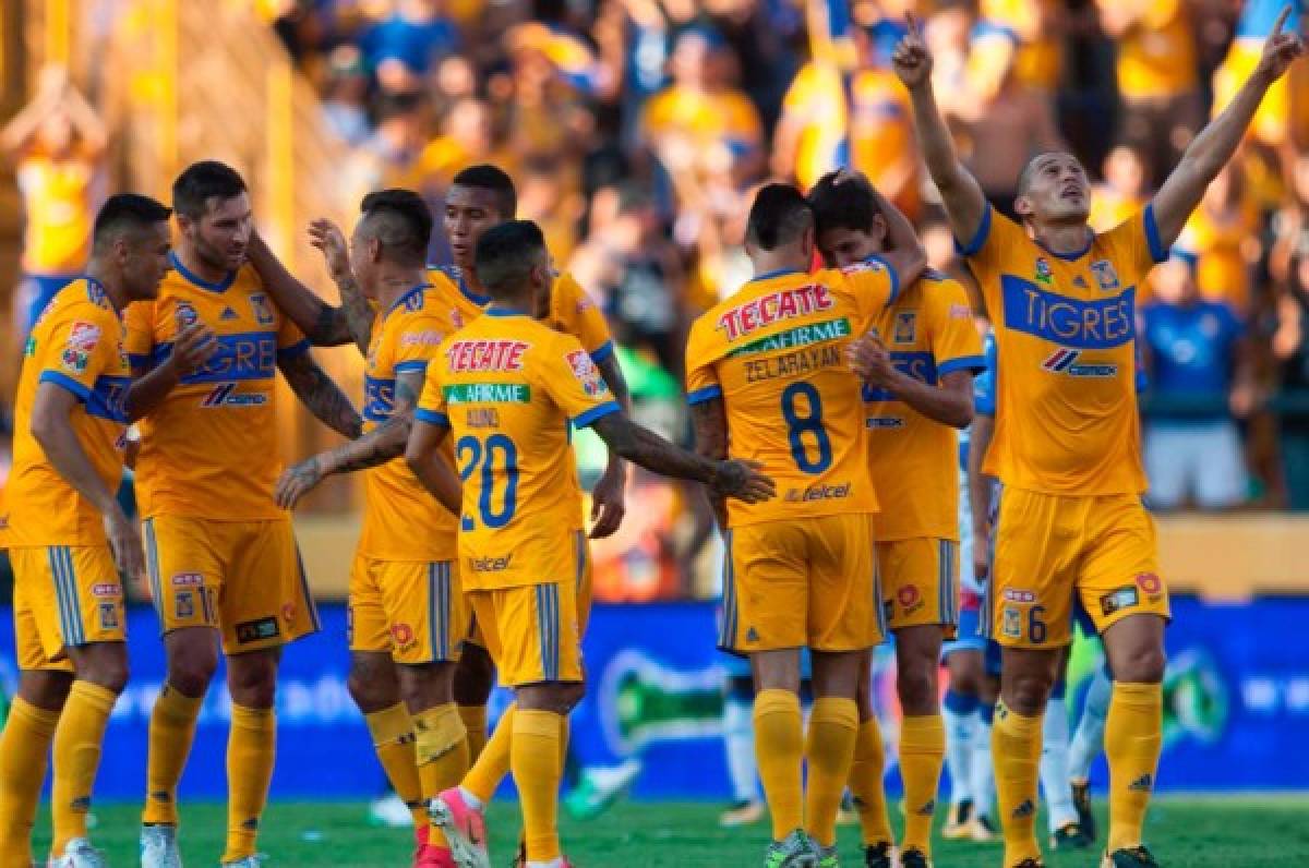 Tigres golea al Puebla en su debut en el apertura de fútbol mexicano