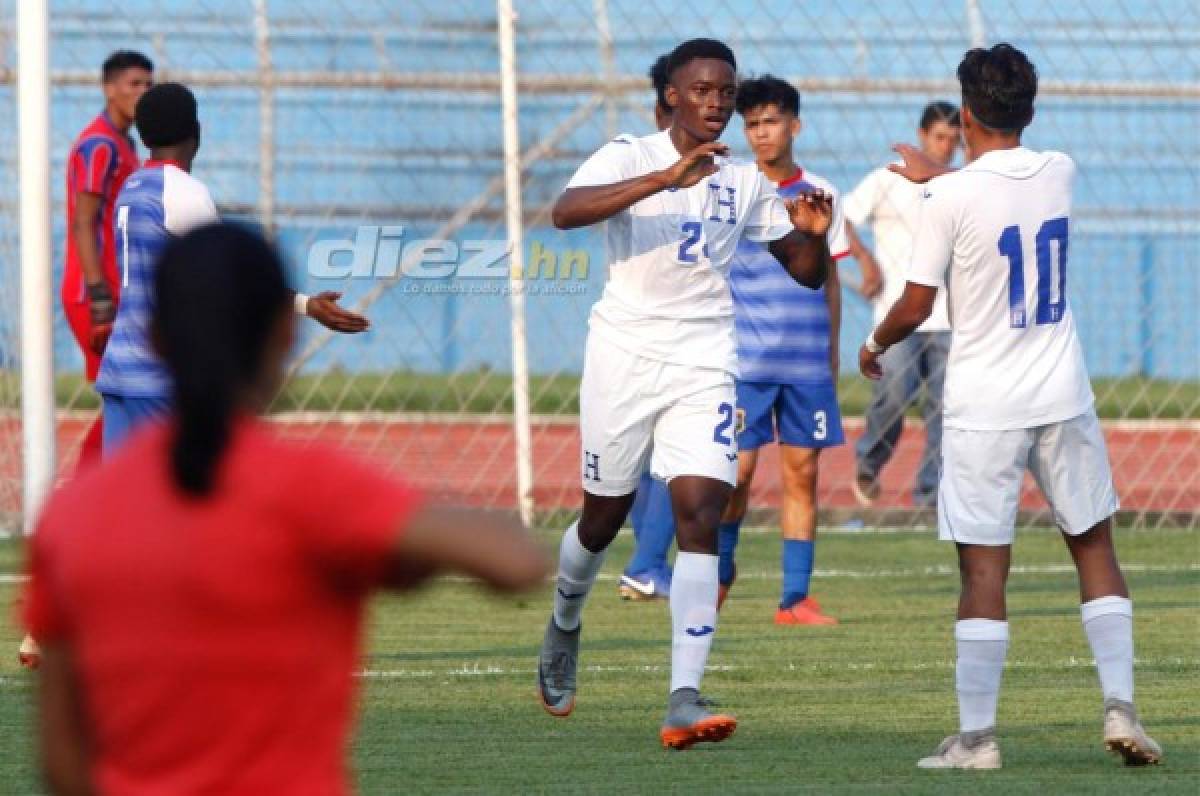 Selección Sub-20 de Honduras sigue su preparación y se ensañó con Belice