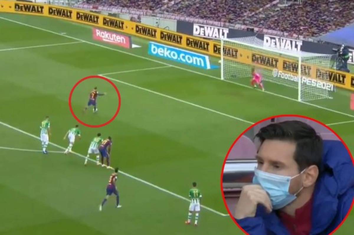 Ojo a Messi: penal contra Ansu Fati y Griezmann lo falla ante el Betis en el Camp Nou
