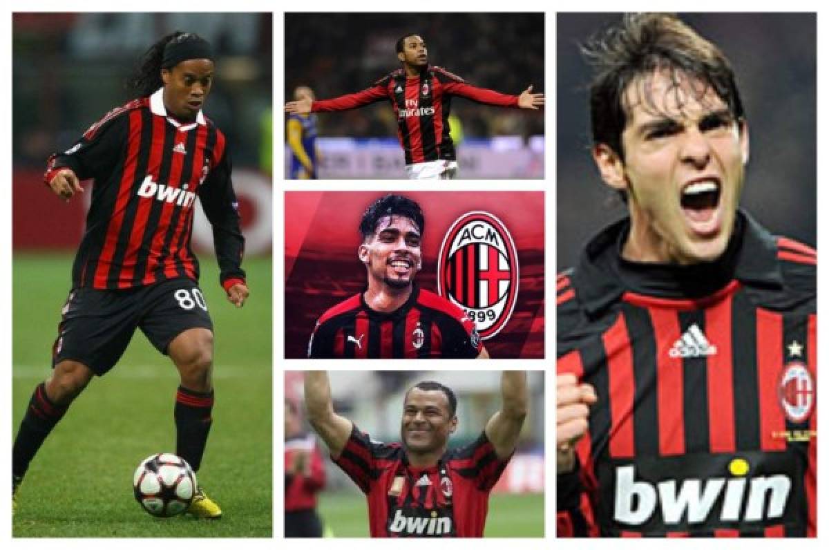 Los grandes cracks brasileños que han vestido la camisa del AC MIlan