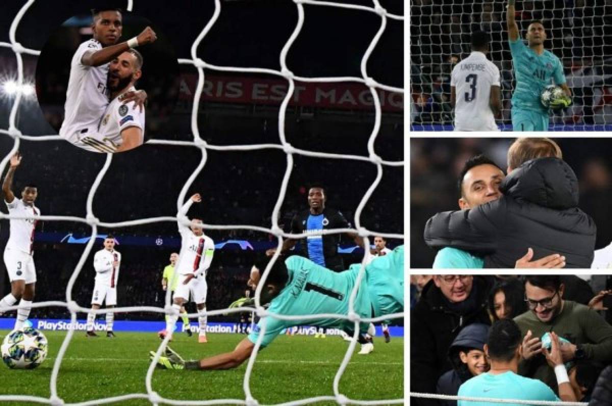 ¡Héroe! El show de atajadas de Keylor Navas en el PSG-Brujas; Rodrygo brilló en el Bernabéu