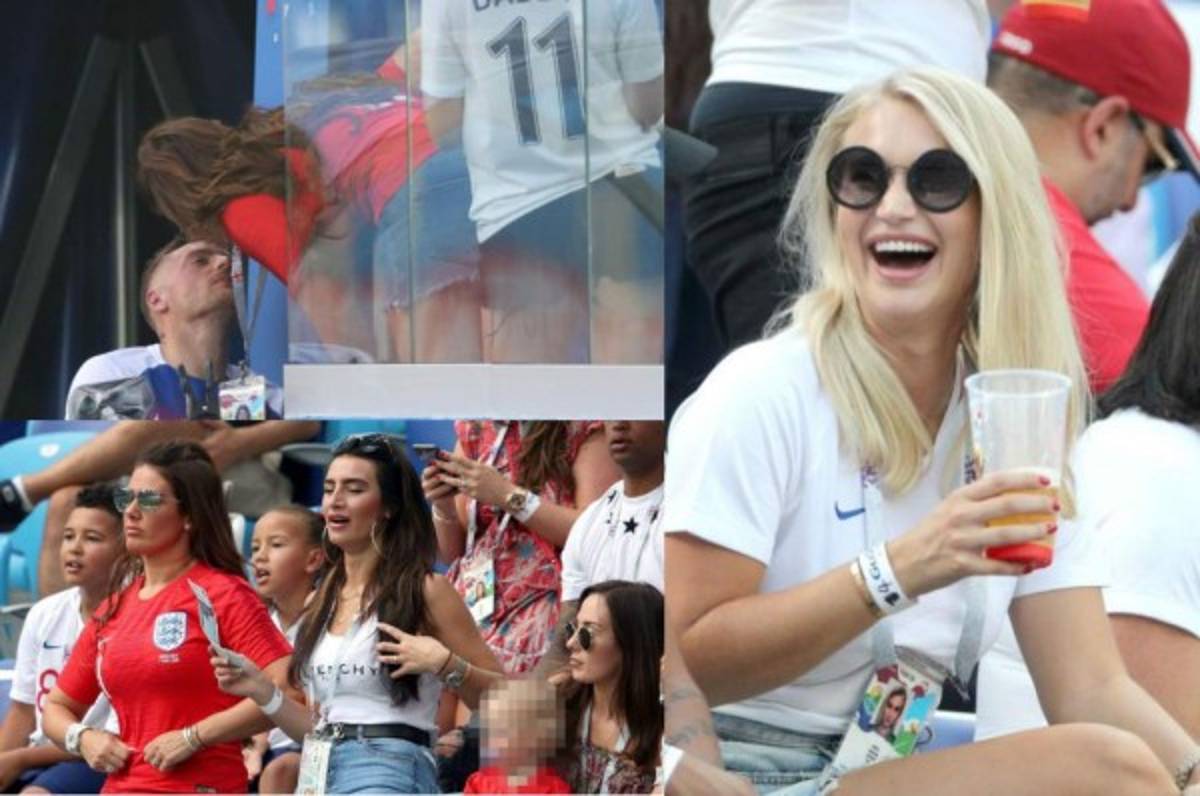 Las espectaculares novias y esposas de los cracks de Inglaterra que se robaron el show en el estadio
