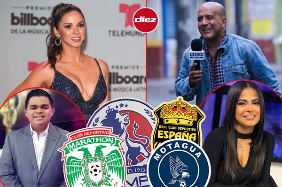 Domingo de clásicos: Los famosos de Honduras que siguen a estos equipos de Liga Nacional