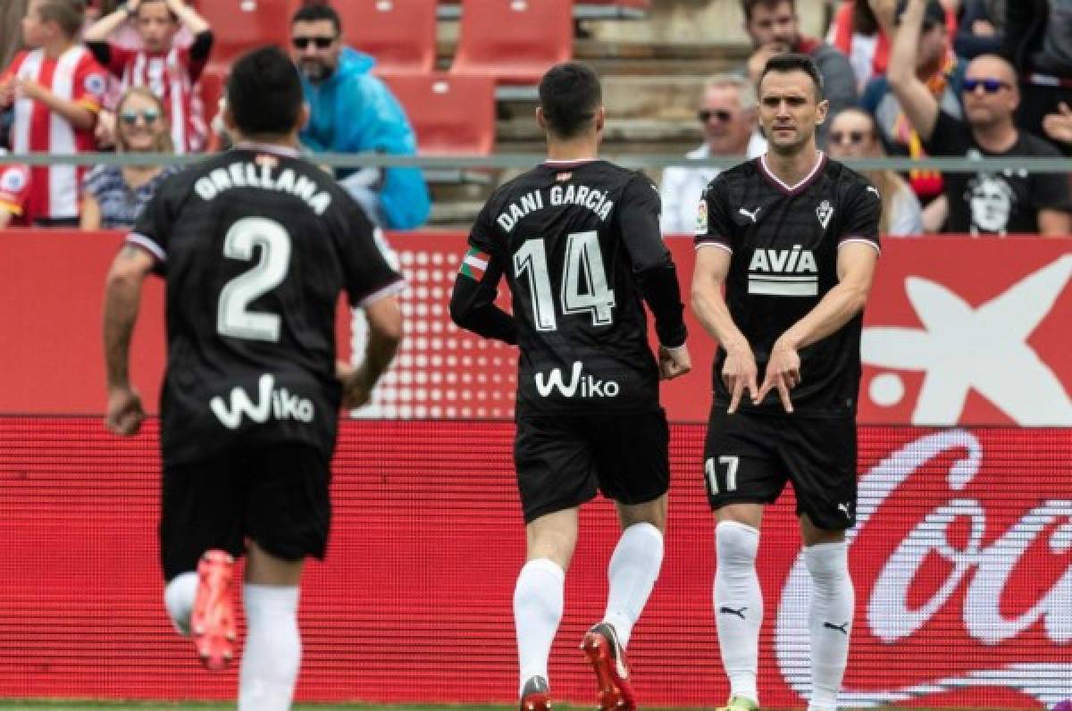 Choco Lozano sumó minutos, pero el Eibar goleó al Girona FC