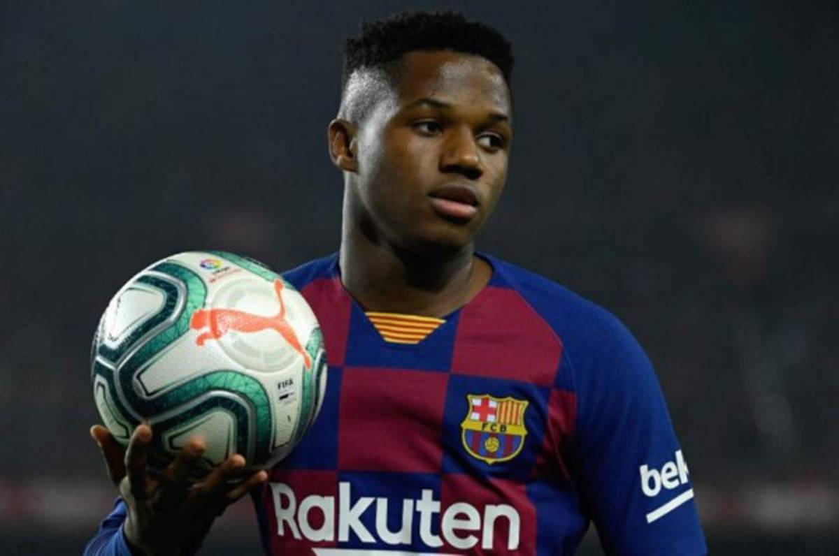 Ansu Fati se pederá el último partido del año con Barcelona por lesión