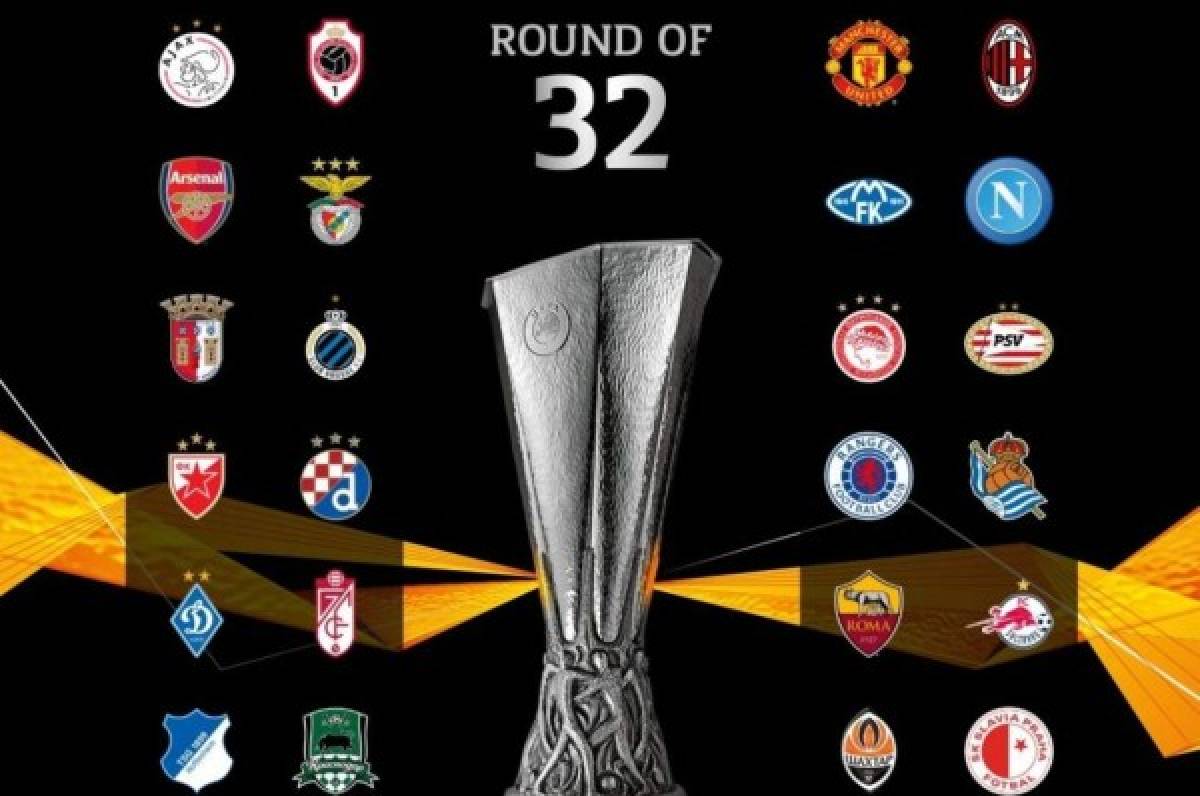Definidos: Los 32 equipos clasificados a dieciseisavos de final de la Europa League