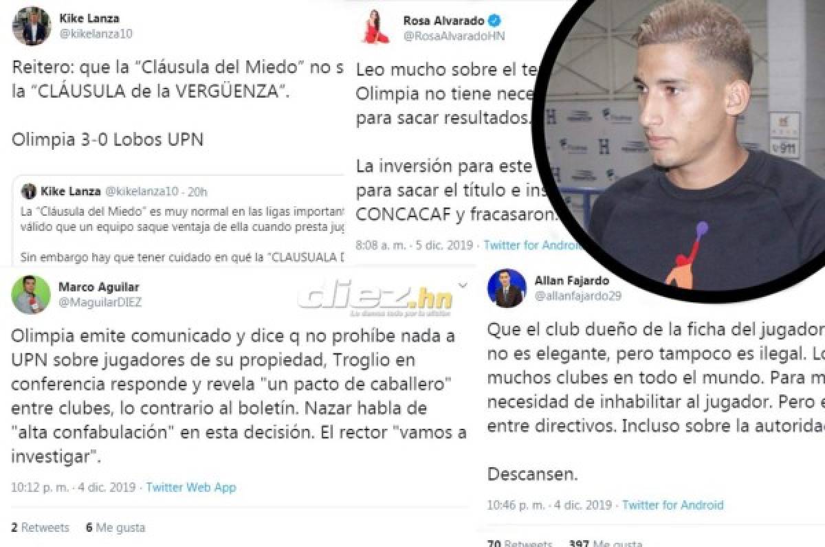 Lo que dijeron los periodistas de Honduras sobre la polémica Pinto-Olimpia