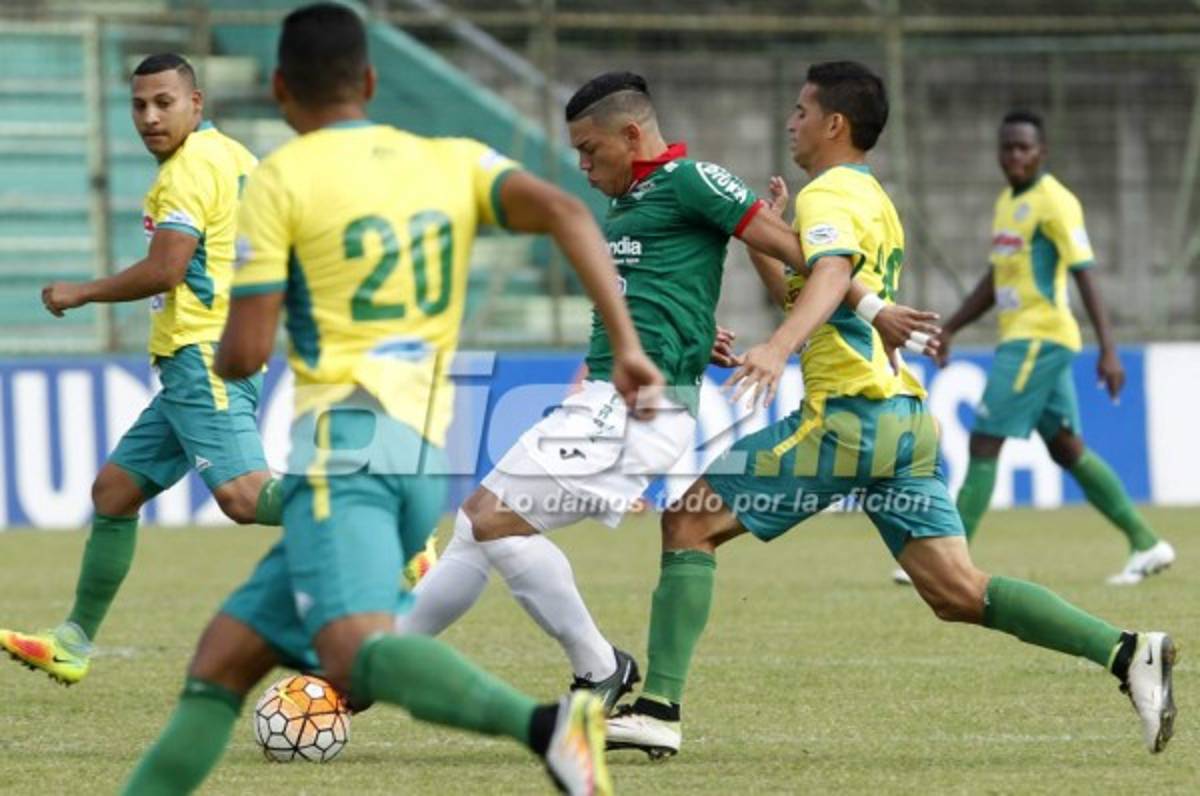 Marathón doblegó sin problemas al Juticalpa en San Pedro Sula