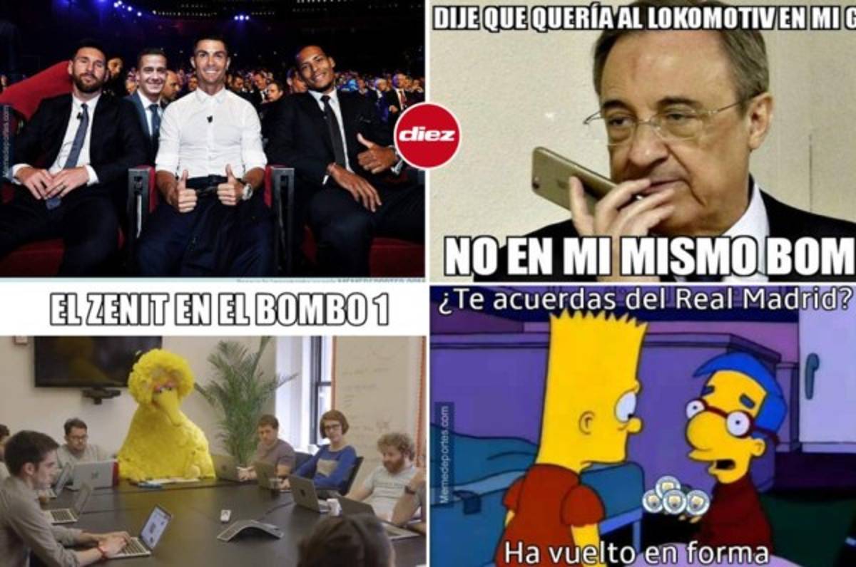 Real Madrid, Barcelona y los divertidos memes del sorteo de la Champions League