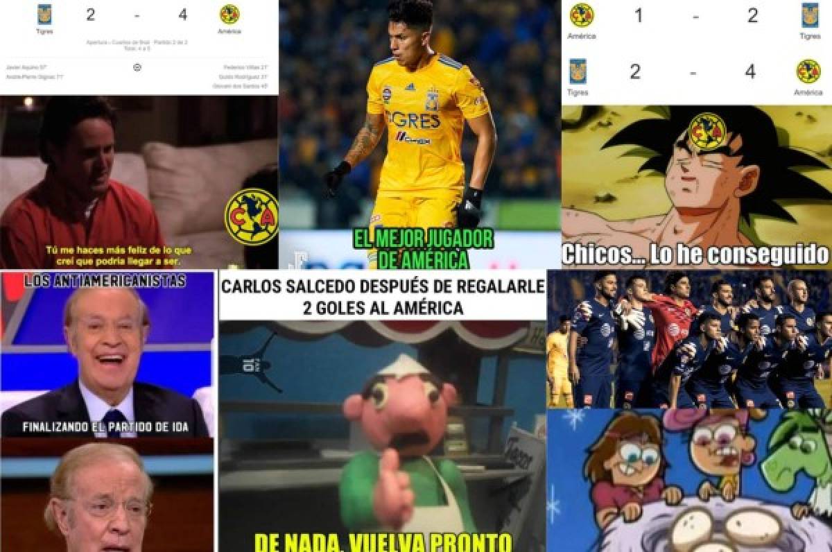 Memes: Despedazan a los Tigres por la eliminación ante el América en la Liga MX