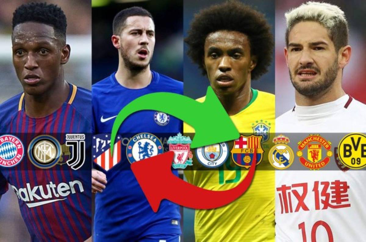 FICHAJES: Barcelona con tres inminentes bajas; Madrid conoce precio de Hazard