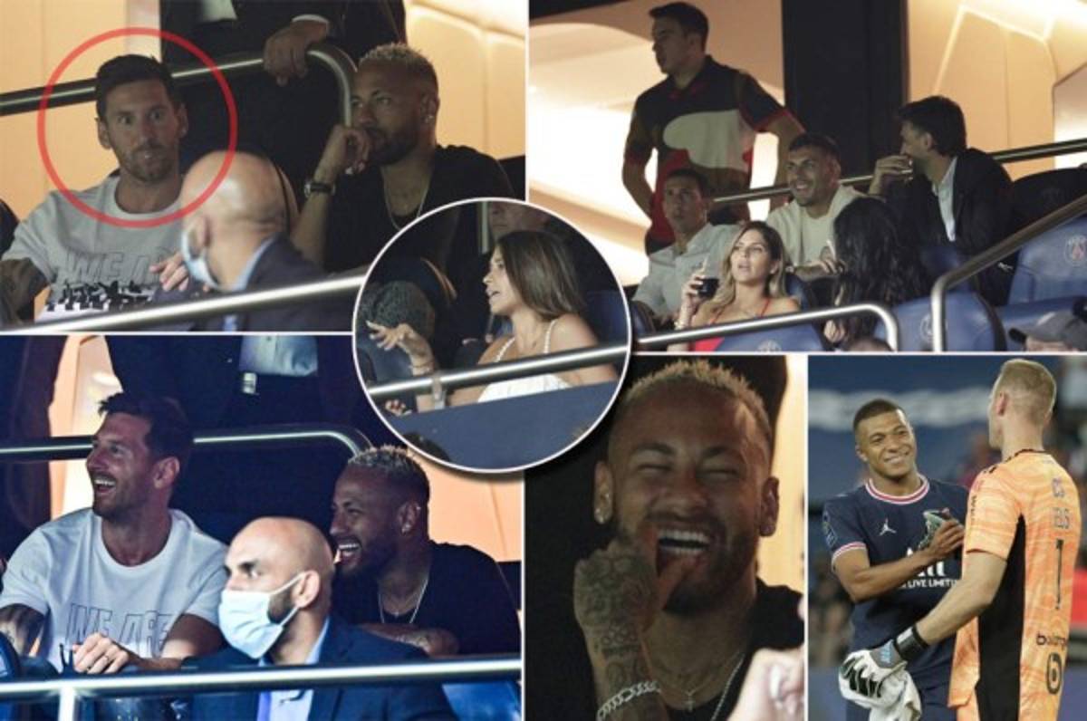 No viste en TV: el gesto de Messi y las risas de Neymar en el triunfo del PSG; así fue captada Antonela Roccuzzo