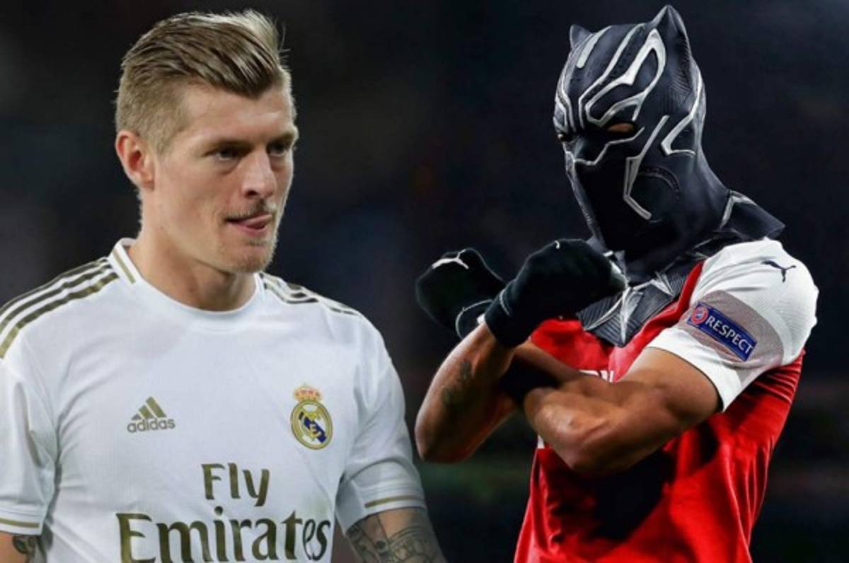 Aubameyang le responde a Toni Kroos: ''Espero que hagas felices a tus hijos, yo lo seguiré haciendo''