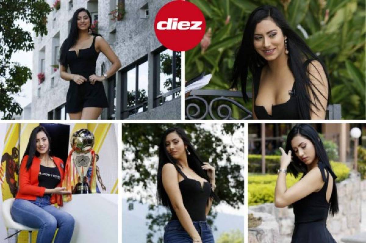 Así es Gaby Salazar, la 'chica de la suerte' y espectacular aficionada de Motagua