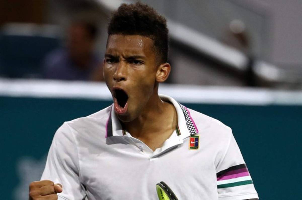 Félix Auger-Aliassime, a semifinales de Miami a sus 18 años