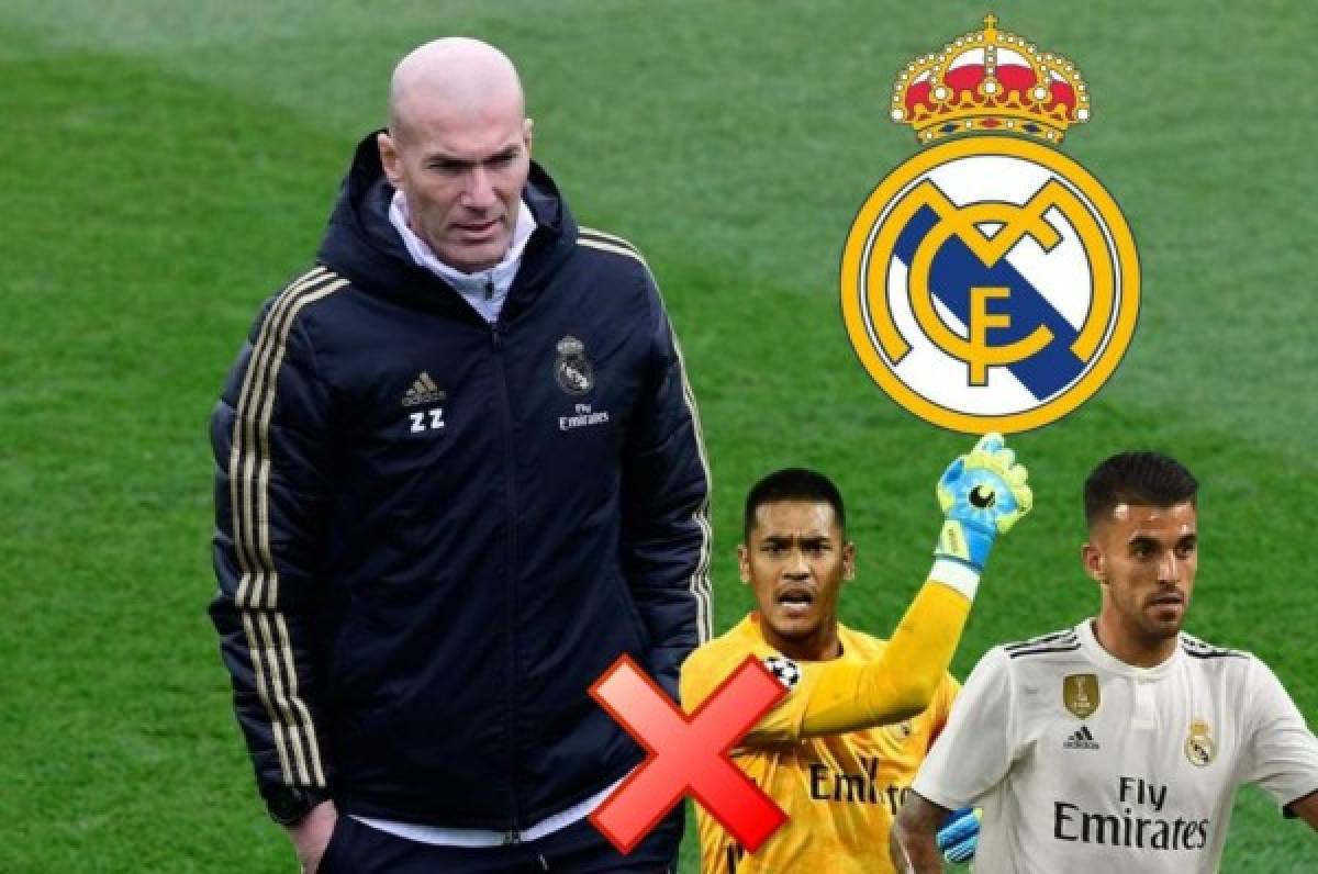 Limpieza total: Los 12 jugadores que Zidane ya descartó oficialmente para la temporada 2020-21