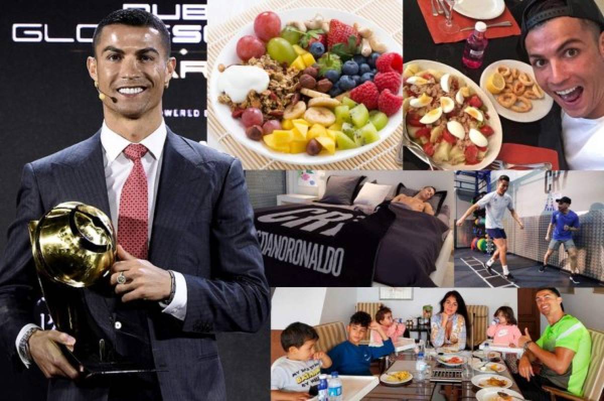 ¡Hasta sus hijos la siguen! La estricta dieta de Cristiano Ronaldo para convertirse en el mejor del siglo