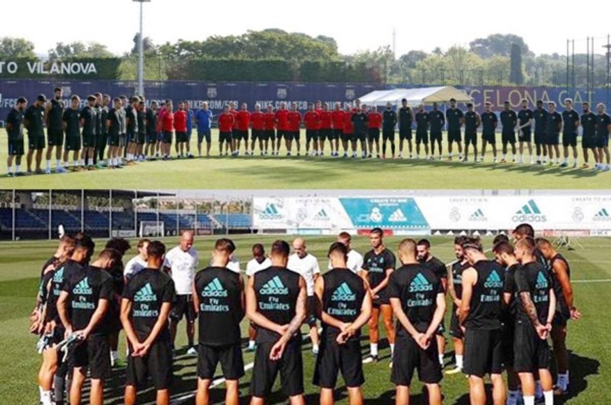 El fútbol español se une tras el atentado terrorista de Barcelona