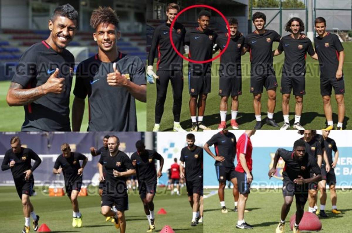 FOTOS: Choco Lozano entrenando al lado de Iniesta, Messi, Piqué y Suárez