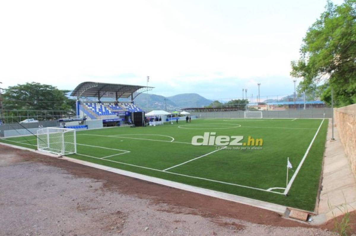 FOTOS: Fenafuth inaugura un mini estadio para Ligas Menores en Tegucigalpa