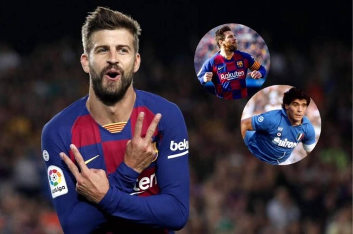 Piqué elige entre Messi y Maradona como el mejor futbolista de la historia