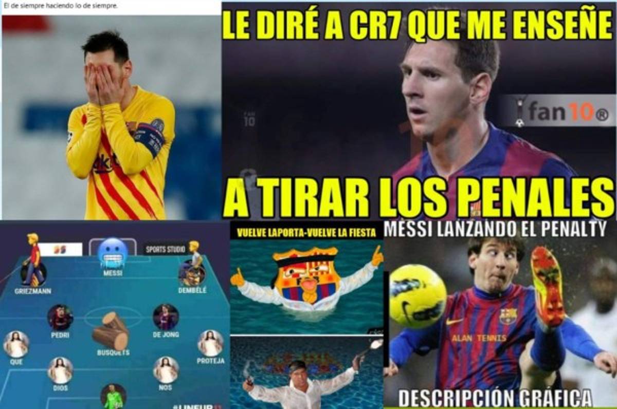 Los memes hacen pedazos a Messi y Barcelona tras ser eliminados de la Champions por el PSG