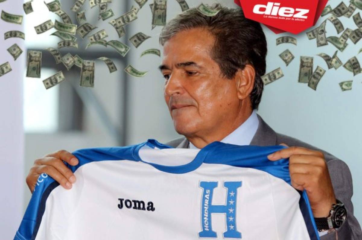 El millonario salario en lempiras que ganaba Jorge Luis Pinto con Honduras