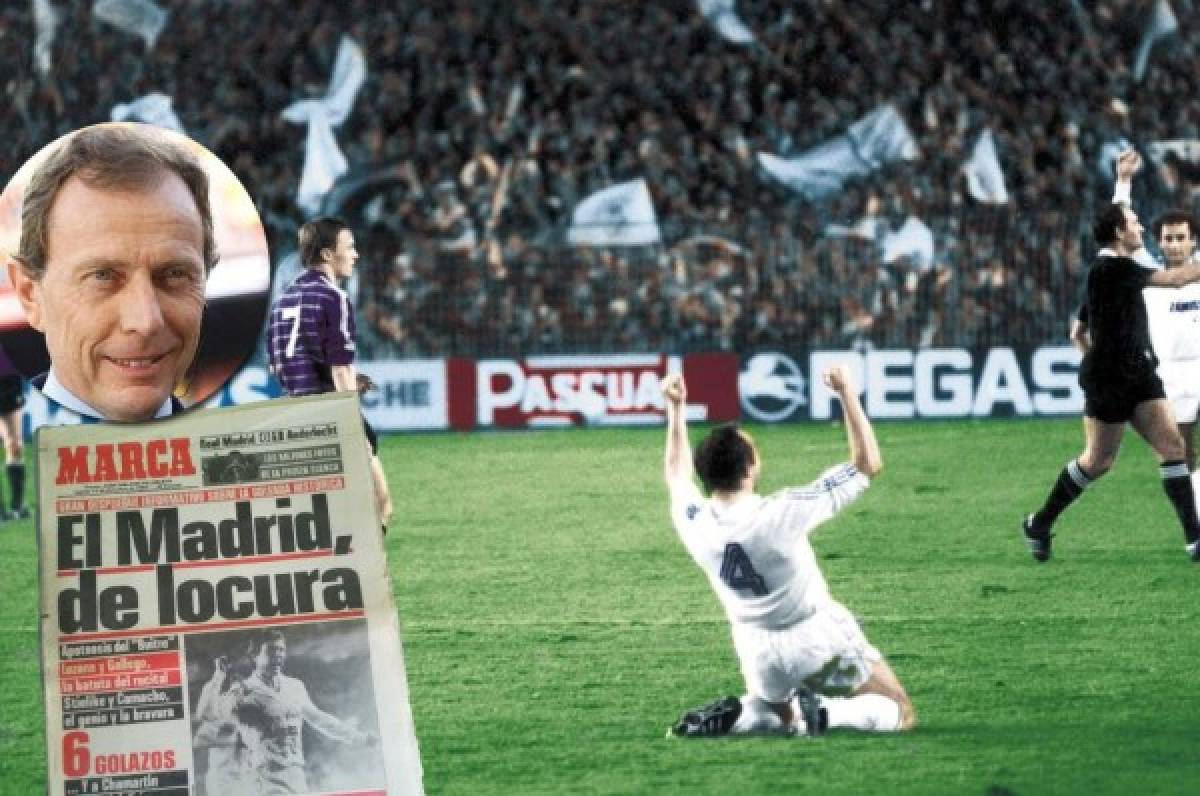 Butragueño motiva a Honduras recordando la remontada del Real Madrid ante el Anderlecht del 84