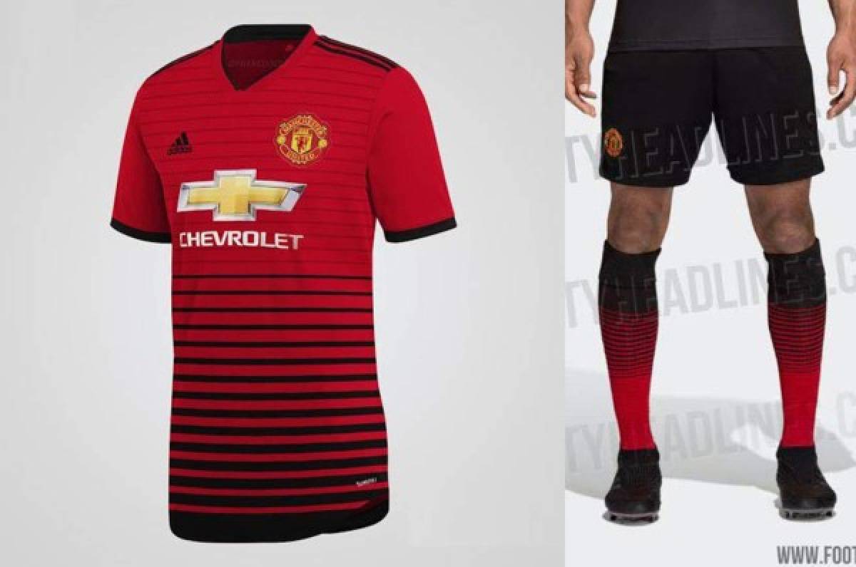 ¡Linda! Se filtra la camiseta del Manchester United para la siguiente temporada