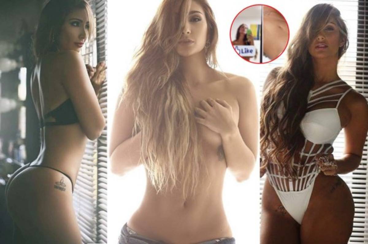 Se filtraron fotos íntimas de bella esposa de un futbolista colombiano