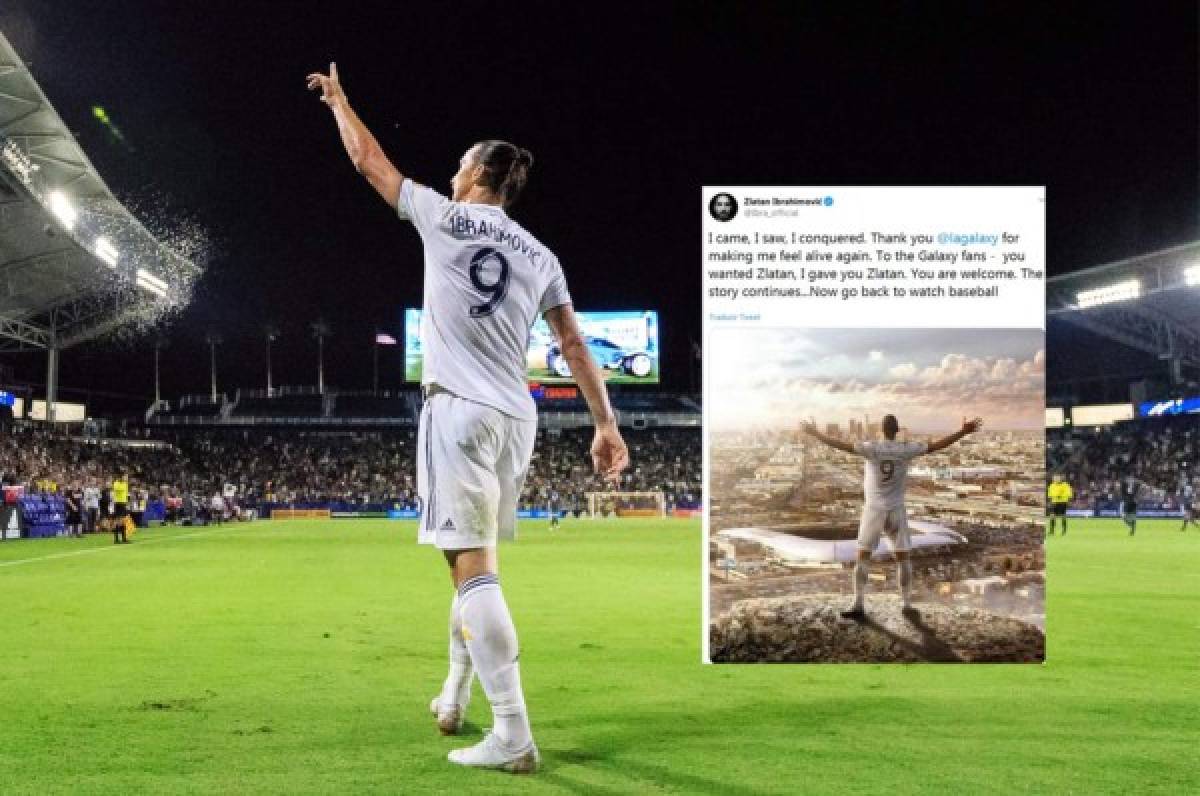 OFICIAL: Zlatan Ibrahimovic se despide del Galaxy de la MLS y sorprende con su mensaje
