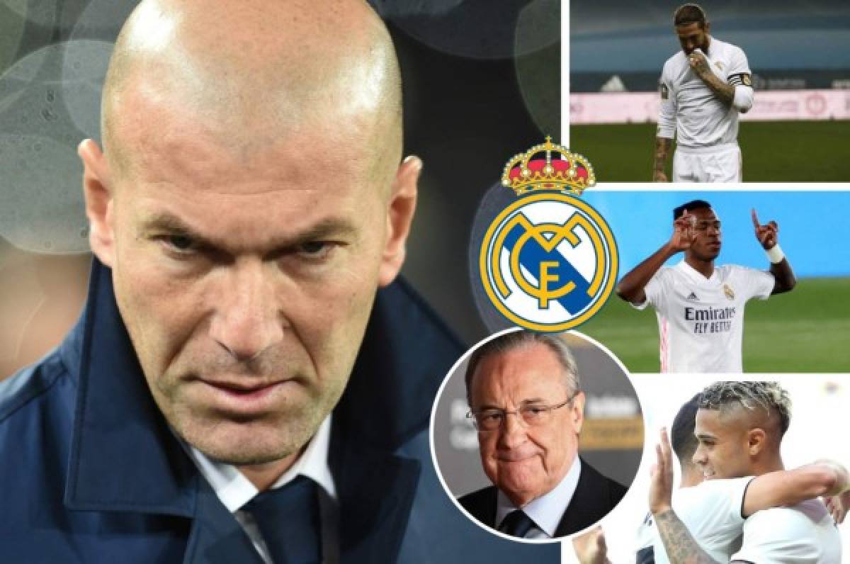 La limpieza de Zidane en el Real Madrid: filtran la lista de los jugadores que se marcharán del club