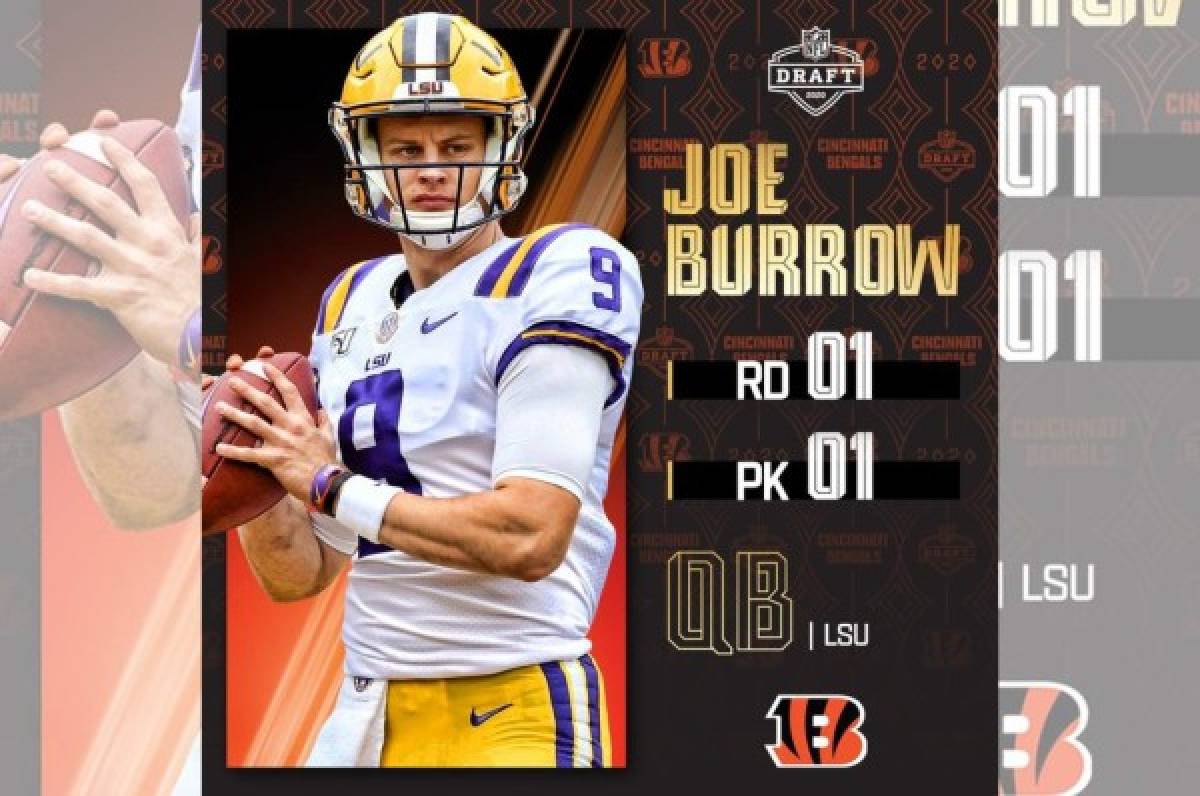 Joe Burrow se convierte oficialmente en quarterback de los Cincinnati Bengals