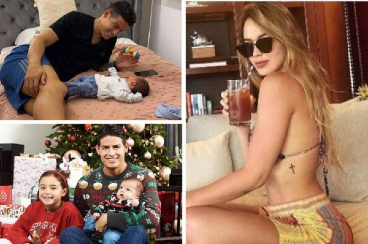 Un papá enamorado: James Rodríguez causa ternura en redes sociales con su hijo Samuel  